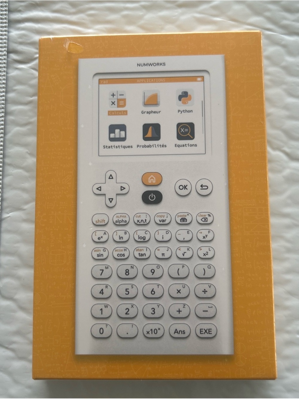 NumWorks Graphing Calculator Tested With Cover and Cable Python Rechargeable NEW